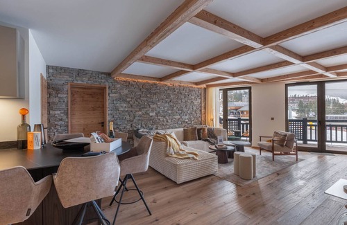Courchevel Apartment | Brand-New Ski-In/Ski-Out Apartment with Access to Pool and Spa in Courchevel 1850