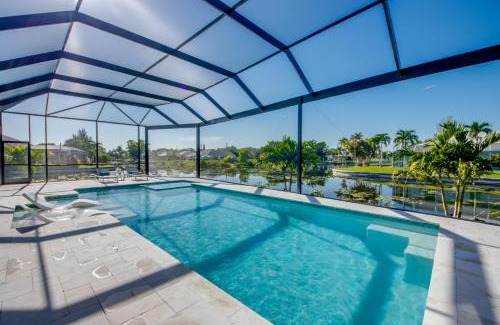 Fort Myers Villa | BRANDNEW Villa-PureSun at Canal intersection, heated saltwater pool and spa, facing south