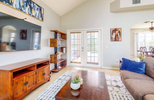 Lakeview Village House | Brandon Retreat - Dog-friendly home with private pool & pool spa