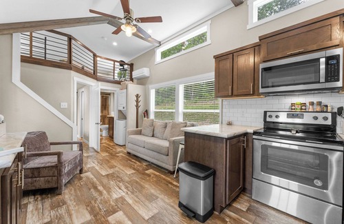 Branson Cabin | Branson Tiny Home on 52 Acres w/Private Stocked Pond 1/4 mile hike from home!