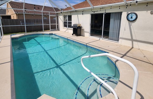 Sabal Harbour House | ⚓Breakwater Inn! Beachy private pool home w/fire pit. Pets allowed!⚓🐕🌅
