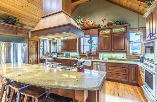 River Ridge House | Breath taking views at riverfront home with game room & fireplace, dog-friendly
