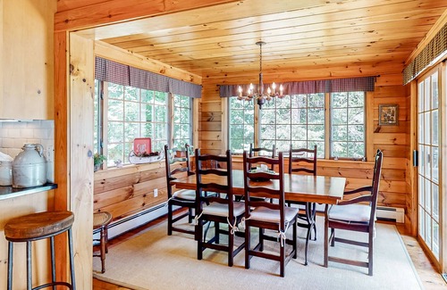 Winthrop House | Breathtaking Maine home with water views, private deck, and gorgeous finishes