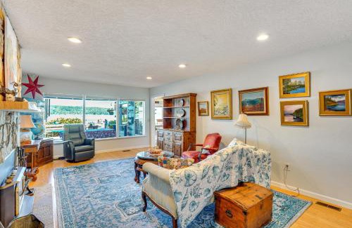 Belfair House | Breathtaking Views, Private Dock Hood Canal Home!