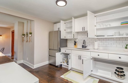 Michigan City Apartment | Brick Bungalow Upper Unit: Beach, Casino, Wineries
