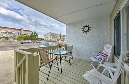 Brigantine Apartment | Brigantine Beach Retreat Swim, Fish, and Shop!