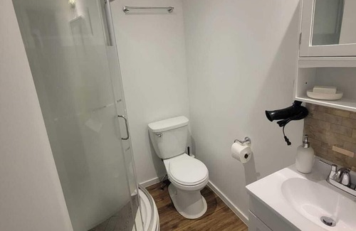 Edmundston Apartment | Bright 1 bedroom apartment close to highway, wifi, netflix, prime, free parking