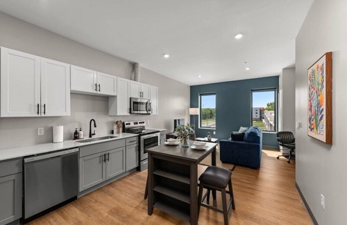 Cleveland Apartment | Bright 1BDR | Cleveland Clinic | Free Garage