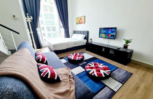 Taman Hock Ann Apartment | Bright 7 Guests Scott Garden Duplex 1 Room Old Klang Road, Taman Desa, Kuchai Lama, Bangsar South, Pearl Point, Mid Valley, Kuala Lumpur