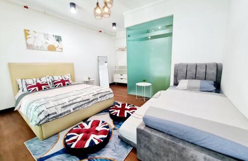 Taman Hock Ann Apartment | Bright 7 Guests Scott Garden Duplex 1 Room Old Klang Road, Taman Desa, Kuchai Lama, Bangsar South, Pearl Point, Mid Valley, Kuala Lumpur