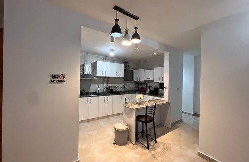 Al Rehab Apartment | Bright Al Rehab 2-BR Apt w Garden - Walk to Food Court & Old Market