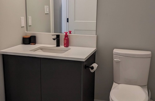 Langford House | Bright and new guest suite on Triangle Mountain.
