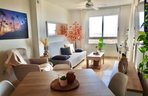 Bolnuevo Apartment | Bright apartment with private terrace and sea views