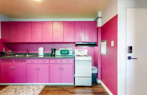 Mishawaka Apartment | Bright Apartment with Well-Equipped Kitchen