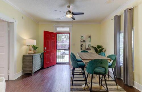 Cooper-Young Historic District House | Bright & Charming Cottage with Fire Pit and Porch Swing - Close to Beale Street, BBQ, Graceland, and The Liberty Bowl
