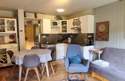 Plagne 1800 Apartment | Bright duplex for 6/7, ski-in/ski-out, WIFI, pets allowed