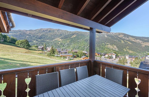 Meribel Village Apartment | Bright Duplex with Ski-In/Ski-Out Access, Pool & Spa