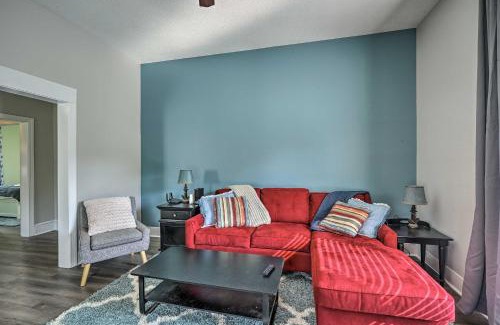 Durham House | Bright Durham Home with Fully Furnished Deck!
