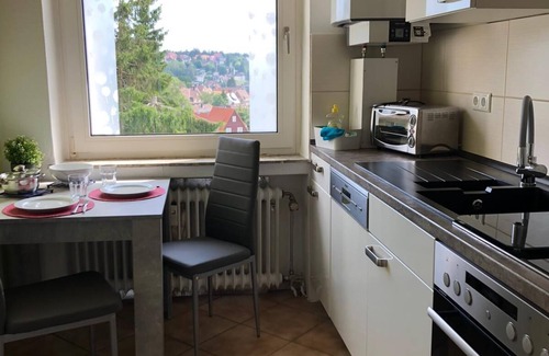 Braunlage Apartment | Bright, quiet apartment with beautiful view of the Wurmberg and balcony