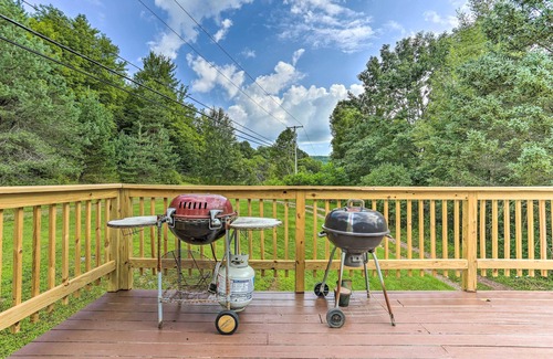 South Kortright Cottage | Bright Tucked-away Cabin w/Furnished Deck + Grill