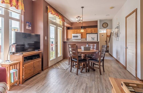Silver Star Mountain House | Bright, upgraded townhouse in Creekside - Steps to Skiway - Private Hot Tub!