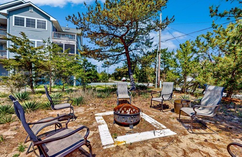Broadkill Beach House | Broadkill Beach retreat with a wraparound deck, outdoor shower, private beach