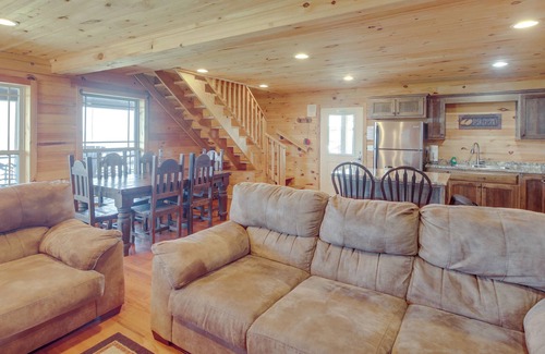 Bryant Cabin | Bryant Vacation Rental w/ Balcony & Scenic Views!