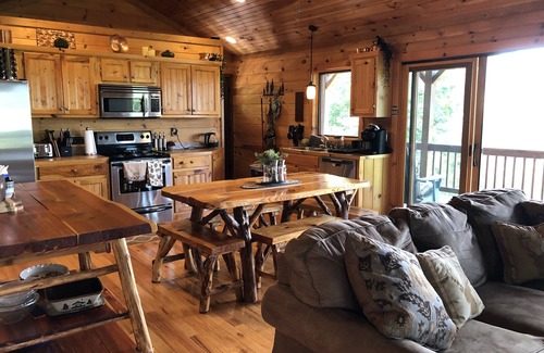 Purlear House | Buck Mountain Getaway - Stunning views, hot tub, fireplace. Nearby Boone.
