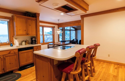 Conover House | Buckatabon Lakeside Retreat. Direct access to snowmobile trails!
