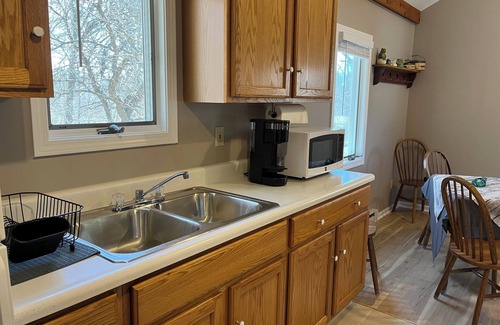 Evart Cabin | Bullfrog Bunkhouse 2-bedroom cabin near Evart at Hicks Lake