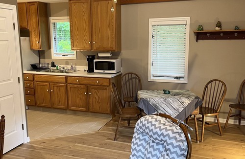 Evart Cabin | Bullfrog Bunkhouse 2-bedroom cabin near Evart at Hicks Lake
