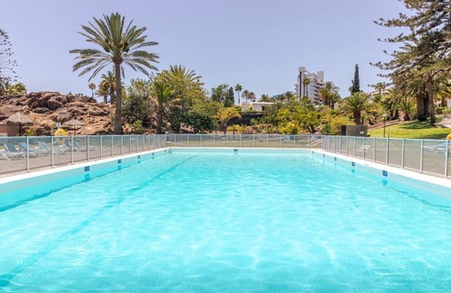 San Agustin Apartment | Bungalow 10 minutes from the beach with sea views WIFI SWIMMING POOL FREE PARKING