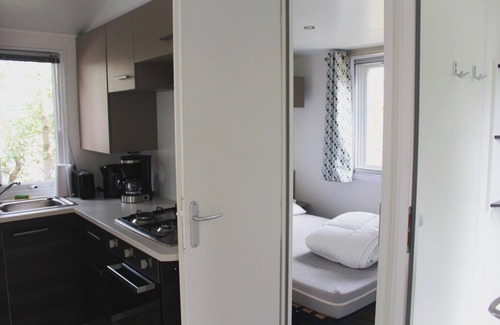 Les Mathes RV Rental | Bungalow 'Camping 4 À 8 Personnes' with Private Terrace and Air Conditioning