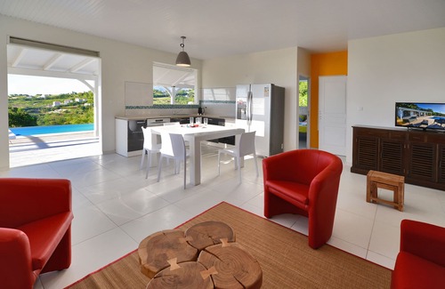 Le Carbet House | Bungalow with Sea view Swimming pool Le Carbet Martinique TI SUNSET