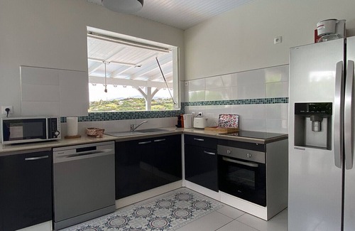 Le Carbet House | Bungalow with Sea view Swimming pool Le Carbet Martinique TI SUNSET