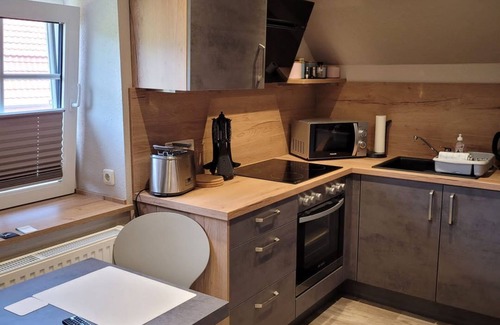 Krummhoern Apartment | Burghaus 3 - Beautiful 1-room apartment in a rural location!