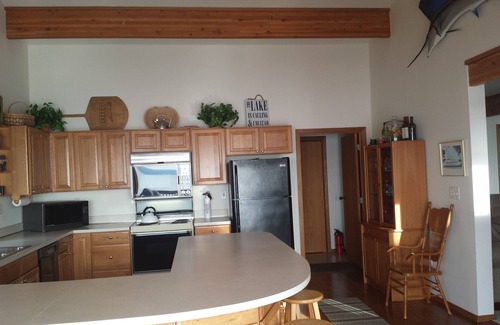 Cheboygan County House | Burt Lake, Lake Front Family Vac. Home, 4 BR-3 BA, Great Sunsets in Private Sub