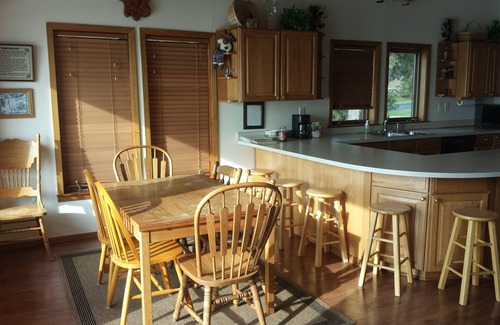 Cheboygan County House | Burt Lake, Lake Front Family Vac. Home, 4 BR-3 BA, Great Sunsets in Private Sub