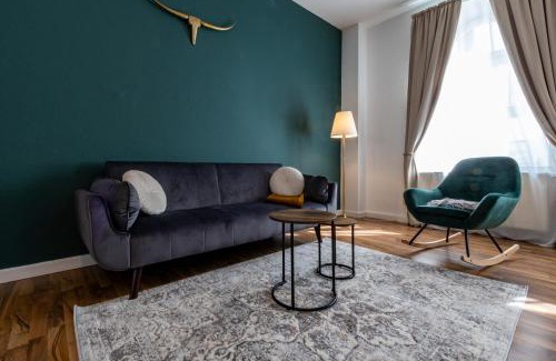 Chemnitz Apartment | Business & Life Apartment nähe TU, HBF und Oper - SmartTV, MagentaTV und Küche