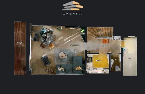 Center Apartment | CABANA - Deluxe City-Center - kostenloser Parkplatz - Balkon - WiFi - Zentral
