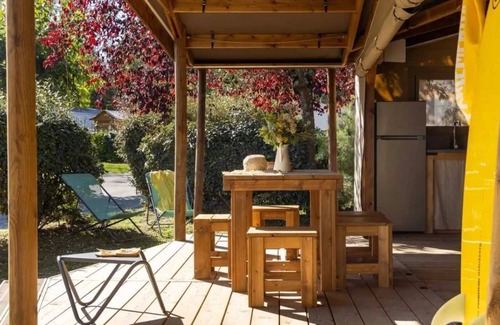 Saint-Jean-de-Monts Cabin | Cabane 4 étoiles - Piscine - cbgcb0c