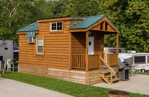 Dickerson Run Cabin | Cabin 2 - So comfy youll have everything you need in this cabin for a great weekend.