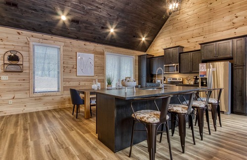 Gatlinburg - Pigeon Forge Cabin | Cabin w/Indoor Pool, Hot Tub, Theater & Views—Near Pigeon Forge, Sleeps 12