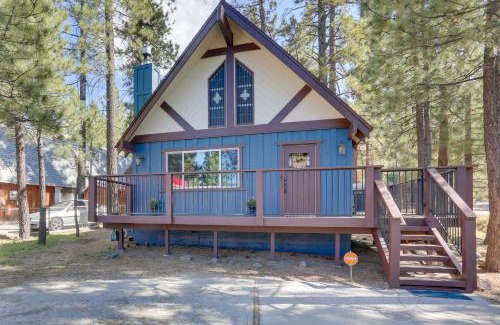 Big Bear City House | Cabin with Deck, Fire Pit and Big Bear Lake Access!