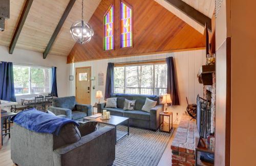 Big Bear City House | Cabin with Deck, Fire Pit and Big Bear Lake Access!
