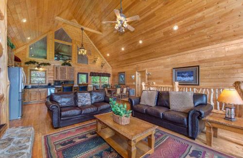 Wears Valley House | Cabin with Hot Tub Theater & Views - Sleeps 22