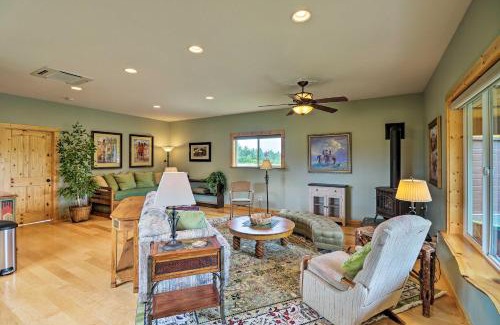Columbia Falls House | Cabin with Porch and View about 19 Mi to West Glacier