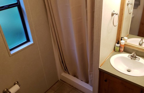 Adelma Beach Cabin | Cabins at Treefrog Woods, Port Townsend. Includes two(2)private cabins & grounds