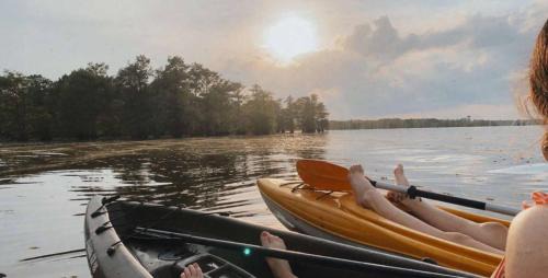 Oil City House | Caddo Lake Cabin, Pelican's Nest Wkayaks