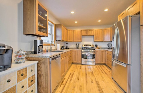 Cadillac House | Cadillac Home w/Hot Tub & Lake Mitchell Views!